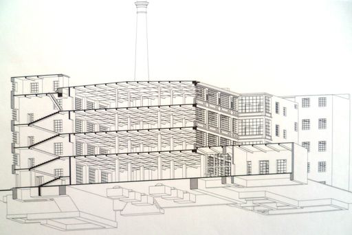Vorschau Bild von Schnitt Eisenbetongebäude Kaiserstraße