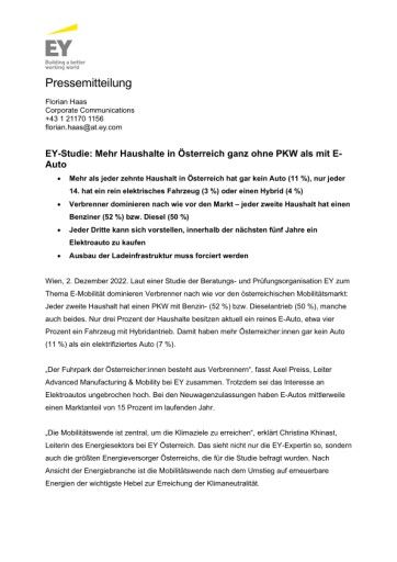 Vorschau Bild von Pressemitteilung im Volltext