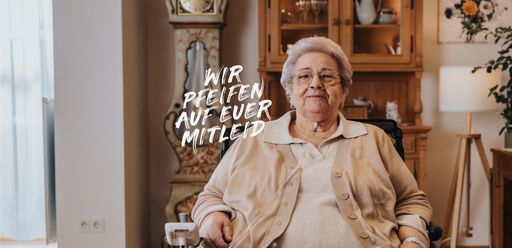 Mit einem provokanten Claim tritt das Haus der
Barmherzigkeit in der Vorweihnachtszeit für einen respektvollen
Umgang mit pflegebedürftigen Menschen und Menschen mit Behinderung
ein.