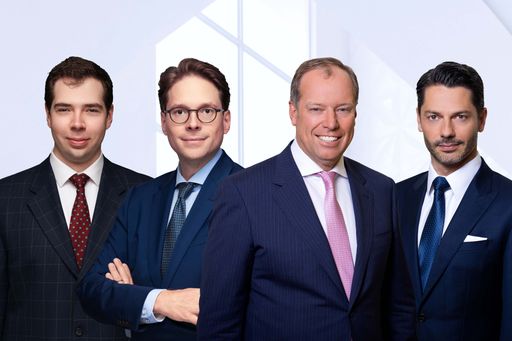 v.l.n.r.: Christoph Haberhauer, Peter Blaschke,
Markus Fellner und Lukas Flener