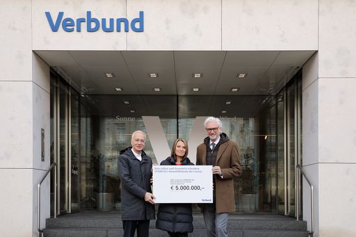 VERBUND spendet 5 Millionen Euro für Menschen in
Not