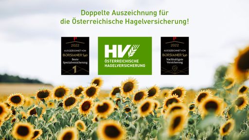 Auszeichnung zur Besten Spezialversicherung und
Nachhaltigsten Versicherung