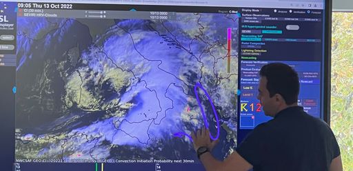 Vorschau Bild von Meteorologen aus ganz Europa trainieren in Wiener
Neustadt für neue Satellitendaten