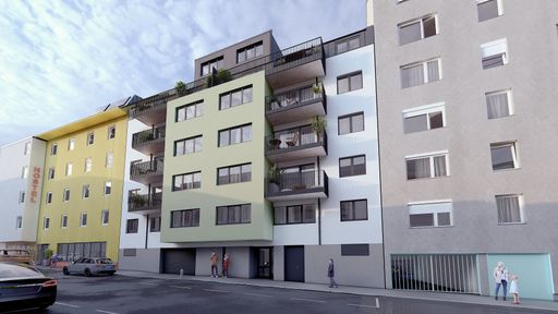 Vorschau Bild von Visualisierung Straßenansicht Leibnizgasse 64, 1100
Wien
