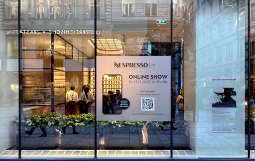  Premiere von „Nespresso Live“: Digitale
Mediensysteme setzte Live Shopping via Streaming um