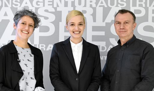 Personalrochade in der APA-Redaktion (v.l.): Lena
Yadlapalli wird Leiterin von APA-Science, Sandra Walder neue
Chronik-Ressortleiterin und Ivan Novak übernimmt die Leitung des
Wirtschaftsressorts