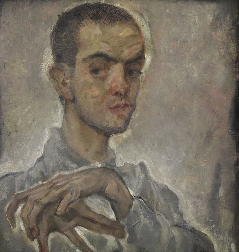 Vorschau Bild von MAX OPPENHEIMER 1885–1954, Porträt Egon Schiele,
1912, Öl auf Leinwand, 46 × 44 cm, Wien Museum