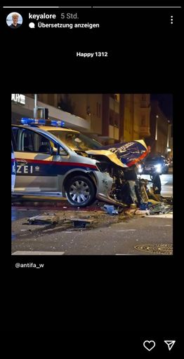 ÖH Vorsitzende wünscht ihren Followern am
13.12.2022 einen schönen "All Cops Are Bastards"-Tag auf Instagram