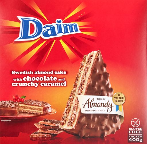 Almondy DAIM Mandeltorte Schoko Krokant 400g