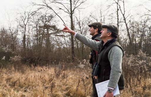 Vorschau Bild von Alexius und Maximilian Hardegg (v.l.n.r.) bei der
Vogelzählung