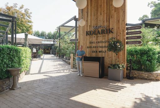 Eingangsportal Restaurant Luftburg - Kolarik im
Prater