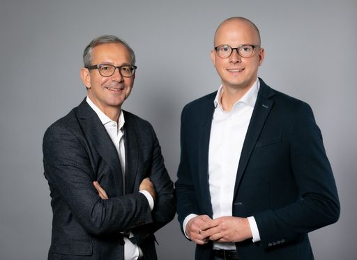 DI Alexander Walcher (links) und DI Andreas Fromm
(rechts) als Geschäftsführer wiederbestellt