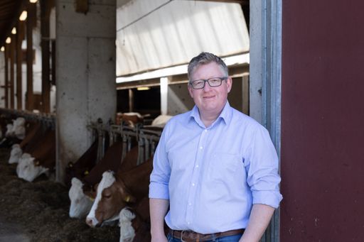 Berglandmilch-Obmann Stefan Lindner