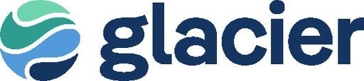 Vorschau Bild von Glacier Logo horizontal (Logo und Schriftzug)