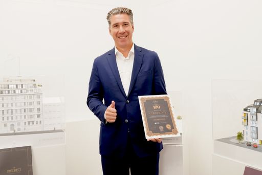 Sichtlich stolz auf die Listung als einer der Top
100 Immobilienentwickler der Welt: 3SI-Geschäftsführer Michael
Schmidt.