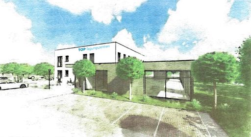 Zeichnung Neubau der TOP Tagungszentren AG Urheber:
Architekturbüro Schäfer, Sprockhövel "Redaktionelle Nutzung nur
in Zusammenhang mit Berichterstattung über die Pressemitteilung
"Dortmund: TOP Tagungszentren AG investiert Millionenbetrag in
Neu- und Umbau"" / Die Verwendung dieses Bildes für
redaktionelle Zwecke ist unter Beachtung aller mitgeteilten
Nutzungsbedingungen zulässig und dann auch honorarfrei.
Veröffentlichung ausschließlich mit Bildrechte-Hinweis.