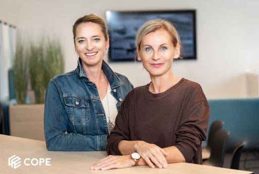 Vorschau Bild von Xenia Daum und Eva Maria Kubin,
Geschäftsführerinnen von COPE