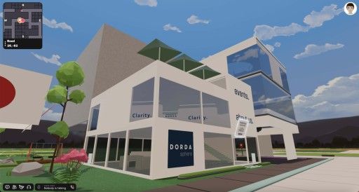 Vorschau Bild von Ansicht der DORDA sphere im Metaverse