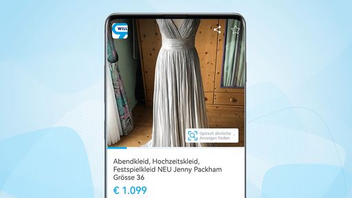 Auf willhaben zu finden: Ballkleid von Jenny
Packham in Größe 36