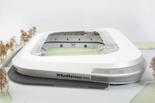 Vorschau Bild von Die Arena im von Fux kreierten "Bowl-Design" wird
am 24. Februar eröffnet.