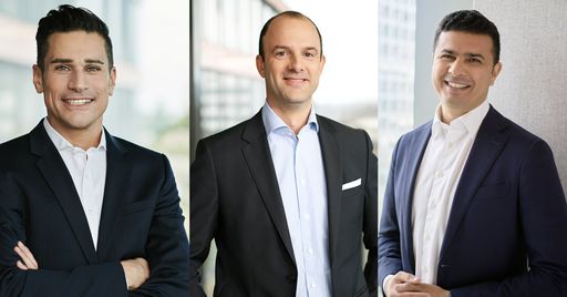  Drei neue Managing Directors bei INVERTO (von links): Dt. Gökhan
Yüzgülec, Hamburg; Philipp Polterauer, Wien; Mohamad Kaivan, London.
/ Die Verwendung dieses Bildes für redaktionelle Zwecke ist unter
Beachtung aller mitgeteilten Nutzungsbedingungen zulässig und dann
auch honorarfrei. Veröffentlichung ausschließlich mit
Bildrechte-Hinweis.