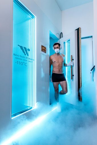 Futuristisch: die Kryo Suite im Kurzentrum
Warmbad-Villach