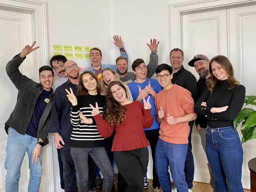 Das FoodNotify Team im Büro in Wien