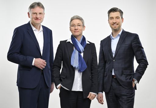  Künftige Dreier-Geschäftsführung des AIT Austrian
Institute of Technology