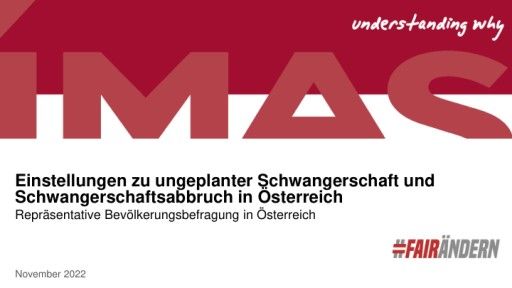 Vorschau Bild von IMAS Umfrage Zusammenfassung