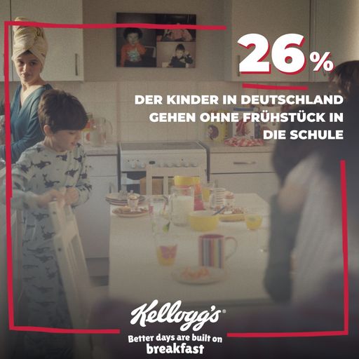Oliver Bruns, Geschäftsführer, KELLOGG Deutschland, sagt:
"Bildungsgerechtigkeit beginnt am Frühstückstisch. Ein gutes,
gesundes Frühstück ist wichtig für die Entwicklung unserer Kinder
und steht im direkten Zusammenhang mit ihren schulischen Leistungen.
Indem wir gemeinsam mit unseren Partnern die Frühstücksclubs an
Schulen unterstützen, können wir einen positiven Beitrag in dieser
Situation leisten. Doch wir sehen auch, dass es
gesamtgesellschaftliche Anstrengungen bei diesem Thema braucht: Wenn
das Lernen der Kinder beeinträchtigt ist, weil sie Hunger haben, ist
das nicht hinnehmbar." / Die Verwendung dieses Bildes für
redaktionelle Zwecke ist unter Beachtung aller mitgeteilten
Nutzungsbedingungen zulässig und dann auch honorarfrei.
Veröffentlichung ausschließlich mit Bildrechte-Hinweis.