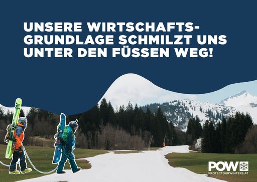Ohne ambitioniertes Klimaschutzgesetz schmilzt
Österreich die Wirtschaftsgrundlage weg