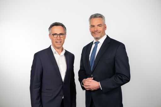 Georg Strasser und Bundeskanzler Karl Nehammer