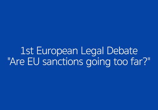 Das &quot;1st European Legal Debate Forum&quot; diskutiert am 23.
März 2023 in Brüssel unter dem Titel &quot;Are EU sanctions going
too far? A critical assessment&quot; die Mängel und aber auch die
Lösungen für diese Mängel des EU-Sanktionsregimes. / Die Verwendung
dieses Bildes für redaktionelle Zwecke ist unter Beachtung aller
mitgeteilten Nutzungsbedingungen zulässig und dann auch honorarfrei.
Veröffentlichung ausschließlich mit Bildrechte-Hinweis.