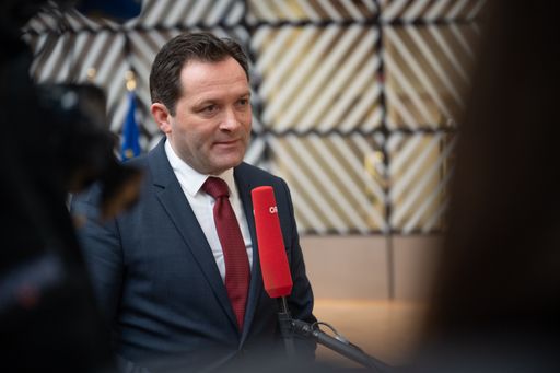 Doorstep des Bundesministers Totschnig in Brüssel (c) BML Hemerka