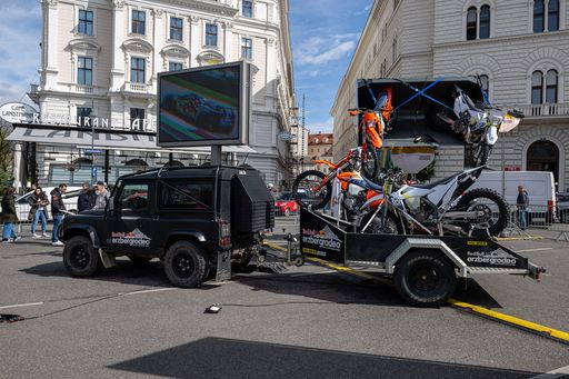 Die Red Bull Erzbergodeo Pressekonferenz im Cafe
Landtmann auf der Wiener Ringstrasse