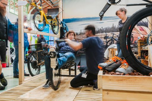 Die Internationale Spezialradmesse SPEZI steht ganz im Zeichen
des Ausprobierens, Kennenlernens und Testfahrens. / Die Verwendung
dieses Bildes für redaktionelle Zwecke ist unter Beachtung aller
mitgeteilten Nutzungsbedingungen zulässig und dann auch honorarfrei.
Veröffentlichung ausschließlich mit Bildrechte-Hinweis.