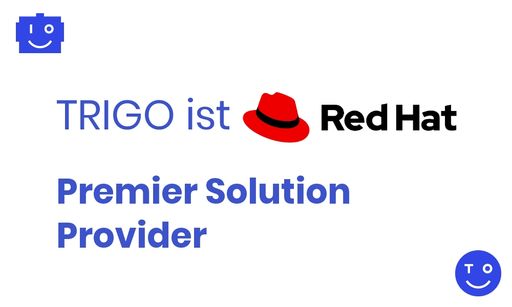  BILD mit Text: TRIGO wird Red Hat Premier Solution Provider