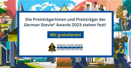 Die Stevie Awards gratulieren den diesjährigen Preisträgerinnen
und Preisträgern / Die Verwendung dieses Bildes für redaktionelle
Zwecke ist unter Beachtung aller mitgeteilten Nutzungsbedingungen
zulässig und dann auch honorarfrei. Veröffentlichung ausschließlich
mit Bildrechte-Hinweis.