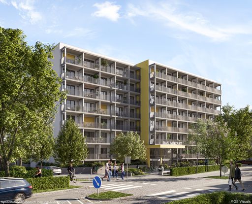 In der Mozartstraße 61 in Klagenfurt am Wörthersee
entsteht DAS MOZART mit rund 142 komfortablen Studio-Apartments
zwischen ca. 17 und ca. 27 Quadratmetern. Dafür wird das bestehende
Gebäude ökologisch revitalisiert, umgebaut und erweitert.
