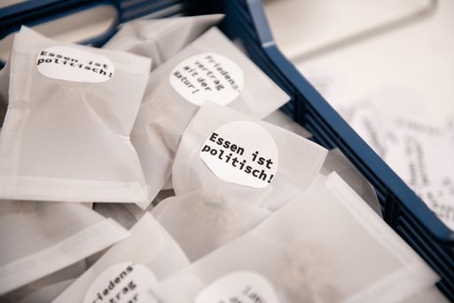 Vorschau Bild von Teil einer Kunstinstallation der Studierenden