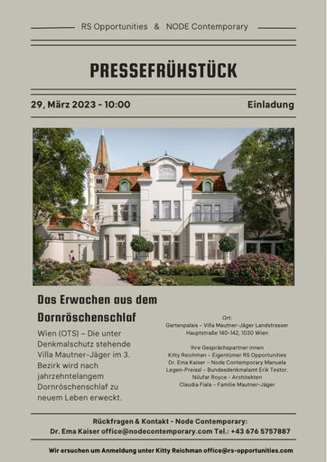  Pressefrühstück Villa Mautner-Jäger