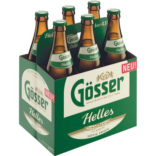 Das neue Gösser Helles steht für frischen, hellen
Biergenuss in einer aufstrebenden Bierkategorie: Helles ist
gekommen, um zu bleiben.