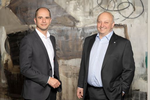  (v.l.n.r.) Andreas Pröll (Geschäftsführer IFMS NÖ)
und Andreas Ubl (Eigentümer und GF Unternehmensgruppe IFMS)