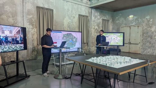  Im Rahmen des CoDeC Symposiums fand eine
interaktive Demo des City Intelligence Labs statt. © AIT_Chronis.
Wien