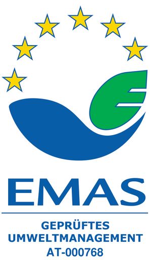 EMAS-Logo mit Registernummer