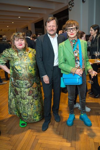 Vorschau Bild von „THE FEST – die praktische Übung: Dinner &
Künstler*innenfest“ im MAK, 13.4.2023: Jakob Lena Knebl, Martin
Böhm, Ashley Hans Scheirl © Andreas Tischler/MAK