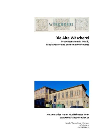 Vorschau Bild von Musiktheater in der alten Wäscherei