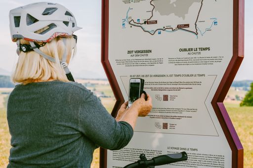 Vorschau Bild von Zeitschlaufe Laupen, Stele Chutze