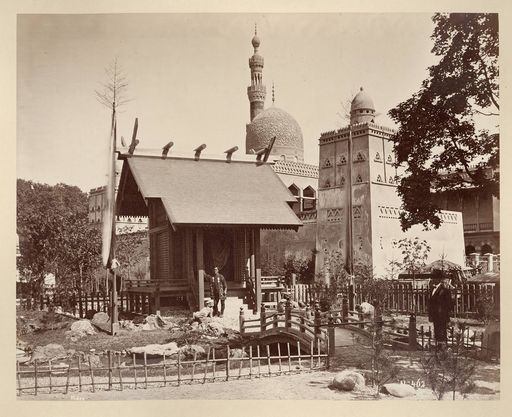  Ägyptische Baugruppe und japanischer Garten, Wiener
Photographen-Association, Wien, 1873