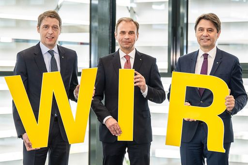 Die Vorstandsdirektoren Georg Messner, Peter
Gauper, Gert Spanz (v.l.n.r.)
